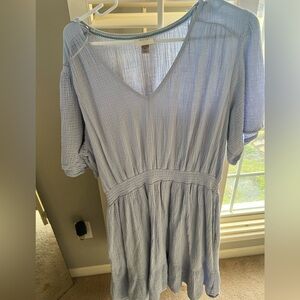 Knox Rose Blue Gauze Dress Size XL